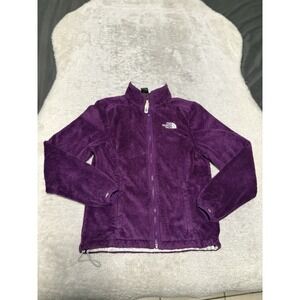 The North Face Women's Fleece Osito Jacket Purple‎ Plum Size XS Full Zip